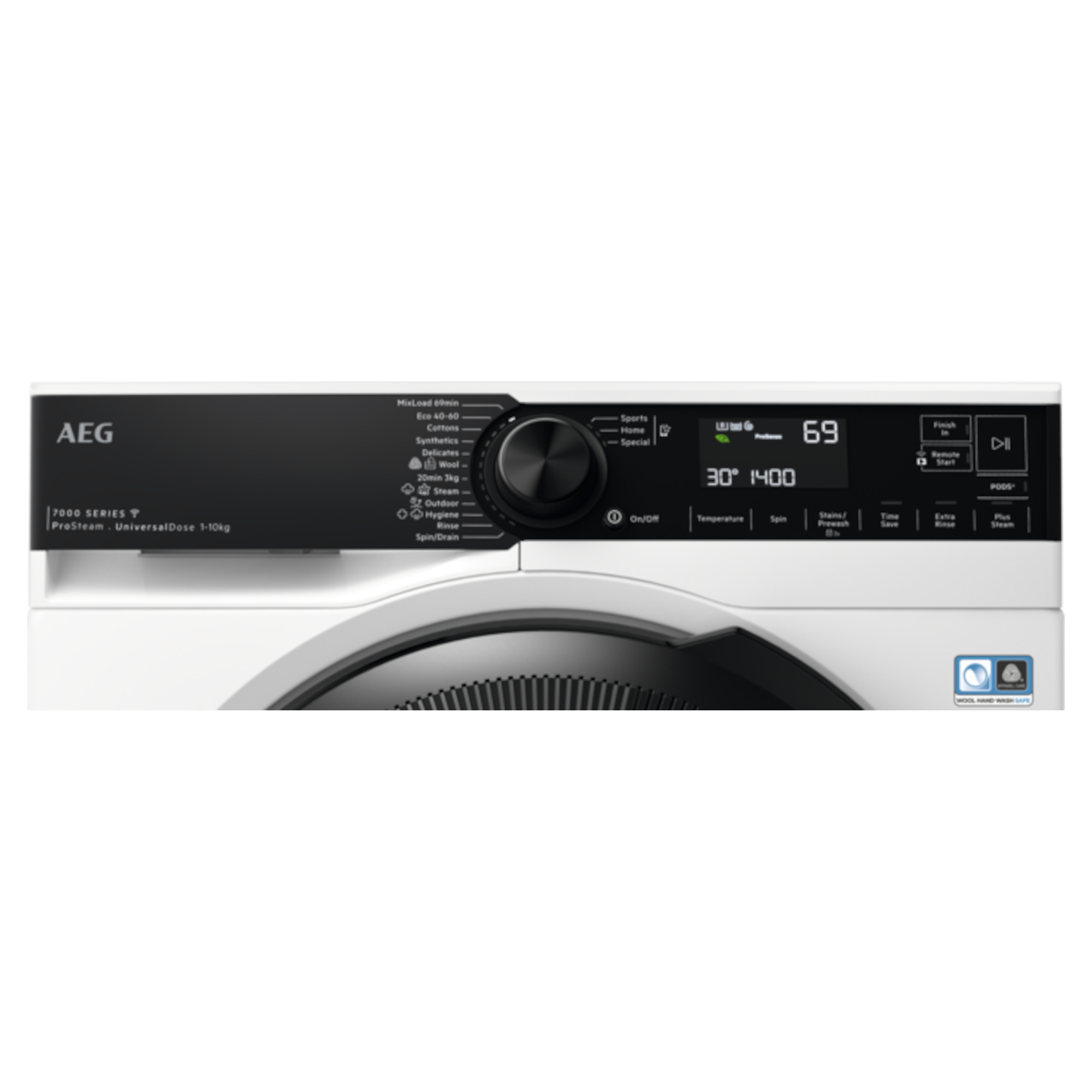 aeg lfr74164uc 10kg 1600rpm washing machine white AEG LFR74164UC 10kg 1600rpm Washing Machine - White