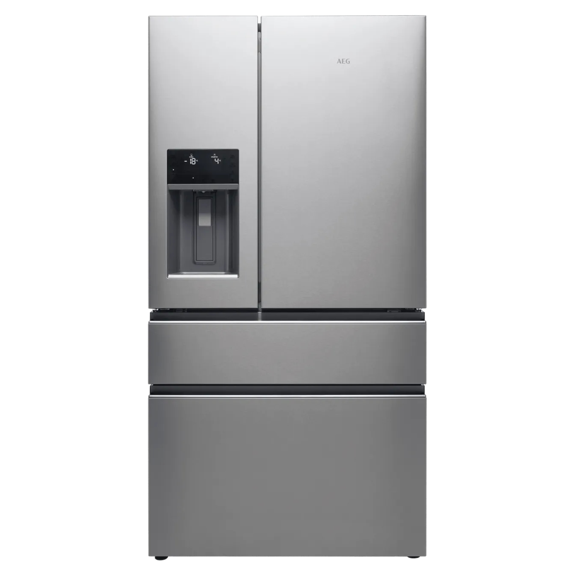 aeg rmb954f9vx 617l american fridge freezer with ice + water dispensers s/steel AEG RMB954F9VX 617L American Fridge Freezer with Ice + Water Dispensers - S/Steel