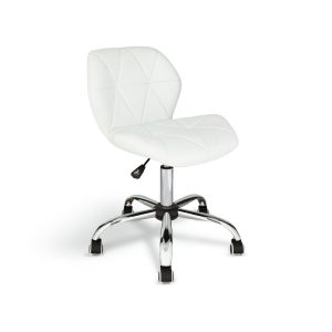 Argos Home Boutique Faux Leather Office Chair - White