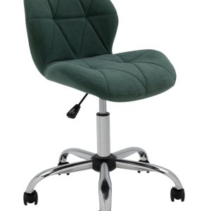 Argos Home Boutique Velvet Office Chair - Green