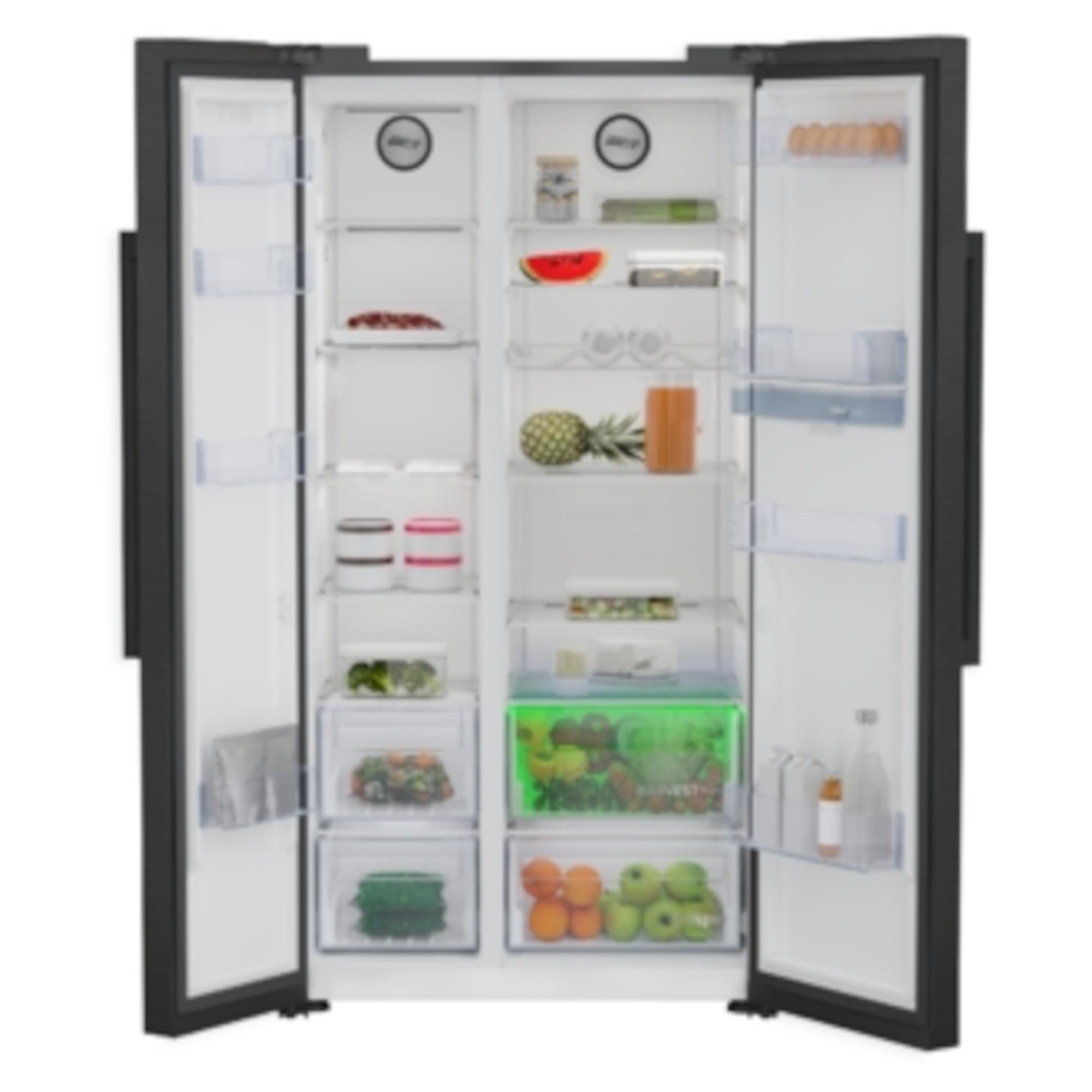 beko asd2341vb harvestfresh american style fridge freezer Beko ASD2341VB HarvestFresh American Style Fridge Freezer