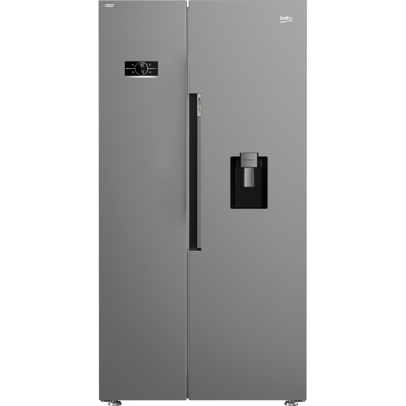 beko asd2542vx harvestfresh american style fridge freezer water dispenser Beko ASD2542VX HarvestFresh American Style Fridge Freezer - Water Dispenser