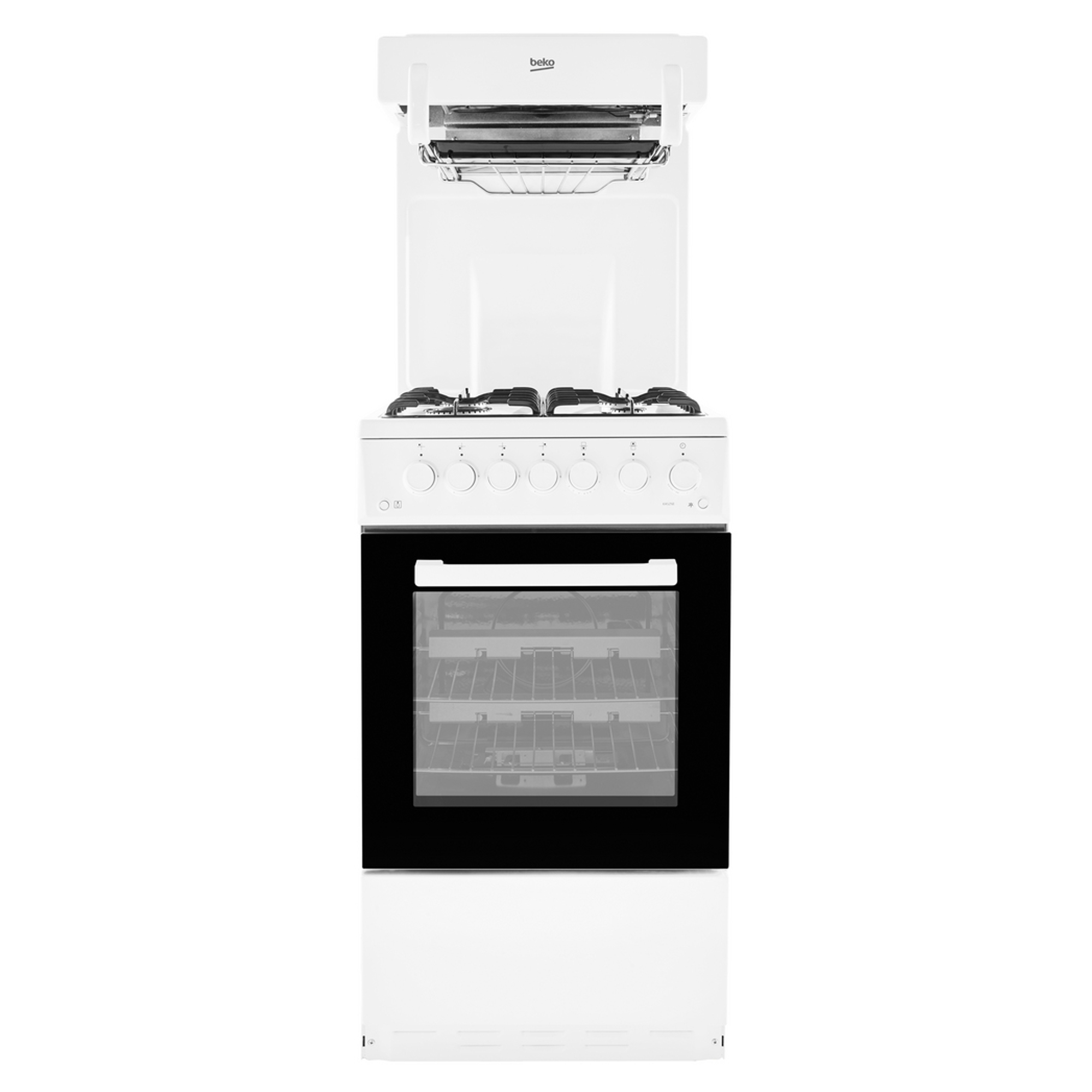 beko ka52new 500mm gas cooker with gas grill a energy Beko KA52NEW 500mm Gas Cooker with Gas Grill - A Energy