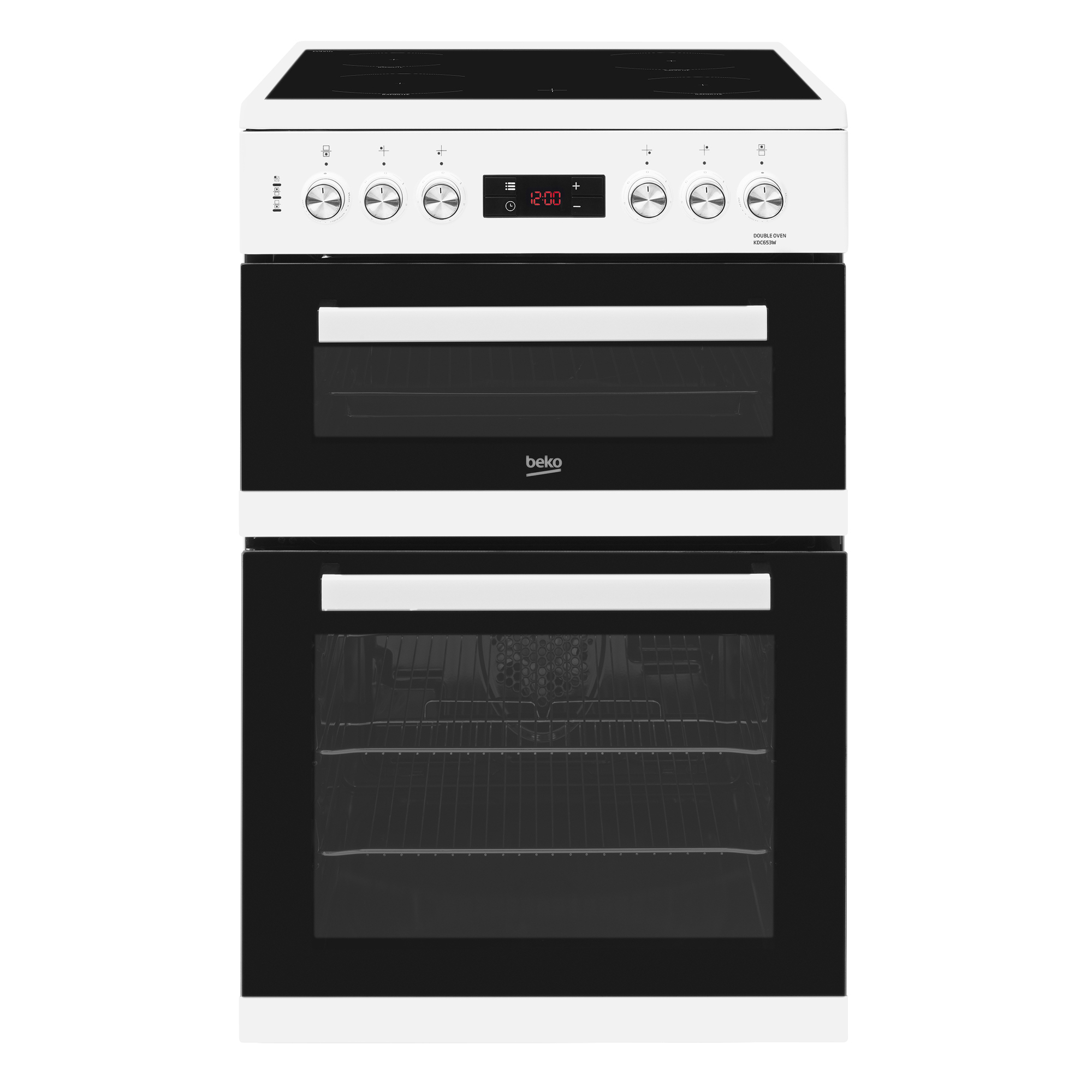 beko kdc653w electric cooker with ceramic hob Beko KDC653W Electric Cooker with Ceramic Hob