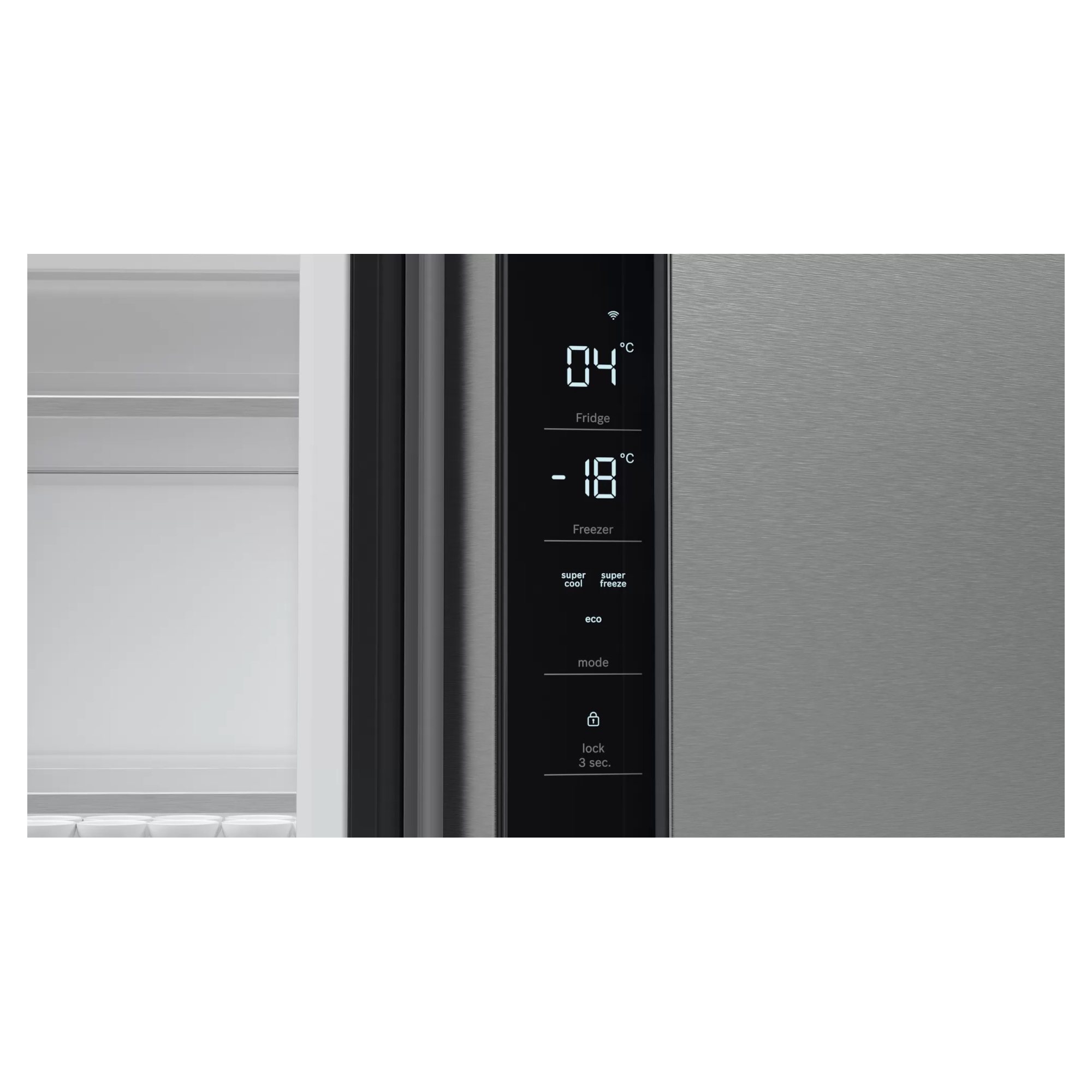 bosch kfn96apeag 605l led no frost fridge freezer inox Bosch KFN96APEAG 605l LED No Frost Fridge Freezer - Inox