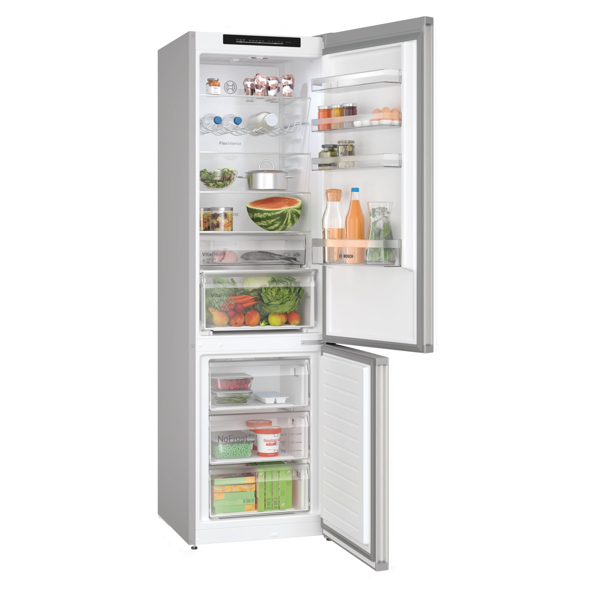 bosch kgn392ldfg freestanding 363l fridge freezer with d energy rating inox Bosch KGN392LDFG Freestanding 363L Fridge Freezer with D Energy Rating - Inox