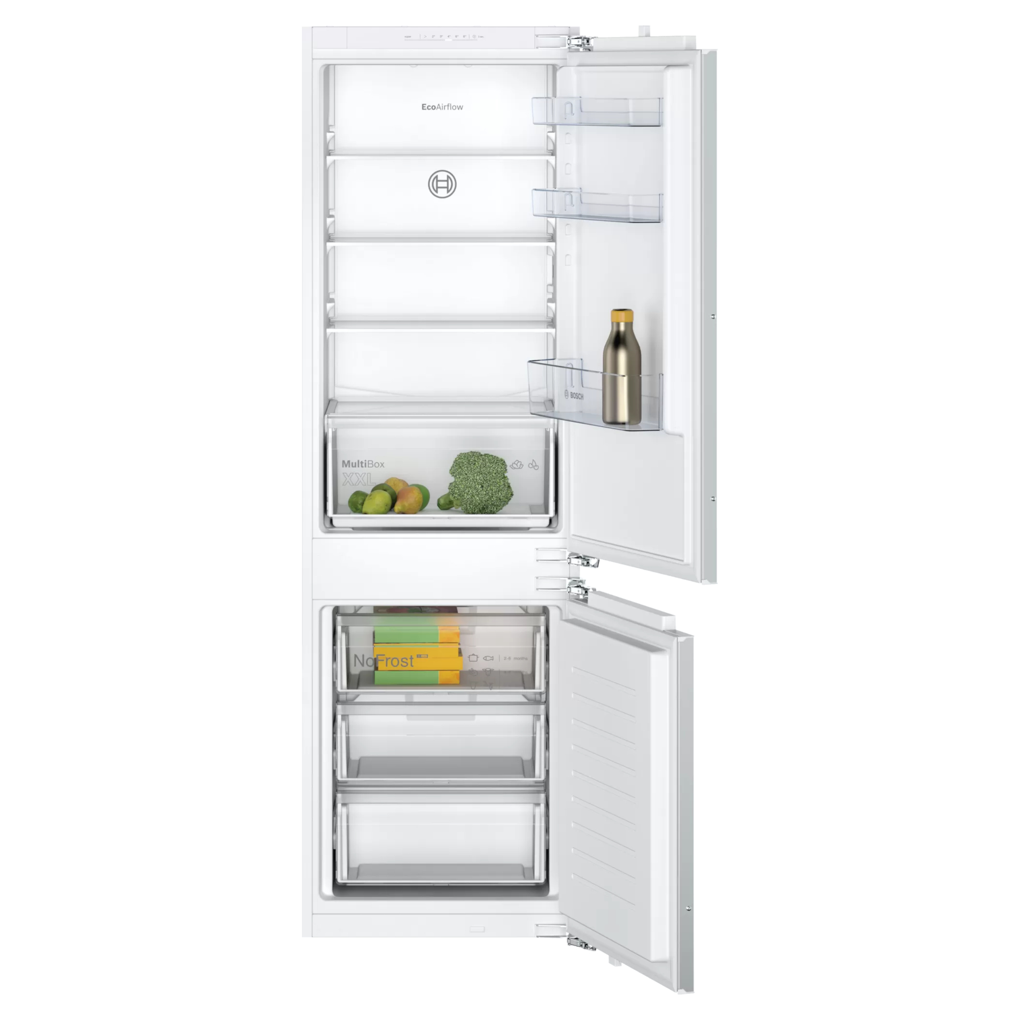 bosch kin86nff0g serie 2 built in no frost ecoairflow fridge freezer Bosch KIN86NFF0G Serie 2 Built in No Frost EcoAirFlow Fridge-Freezer
