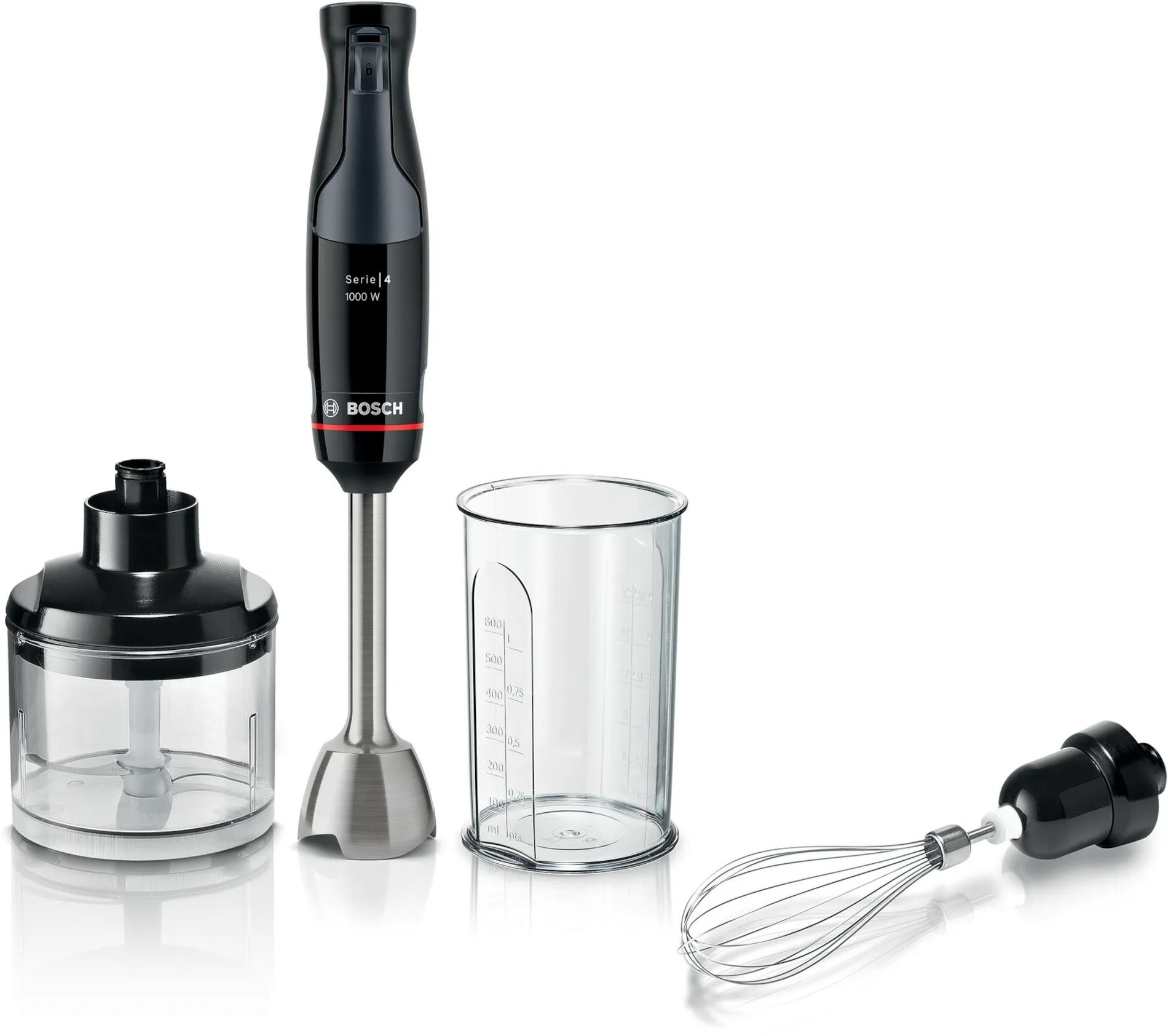 bosch msm4b621gb series 4 hand blender ergomaster 1000w black Bosch MSM4B621GB Series 4 Hand Blender ErgoMaster 1000W - Black
