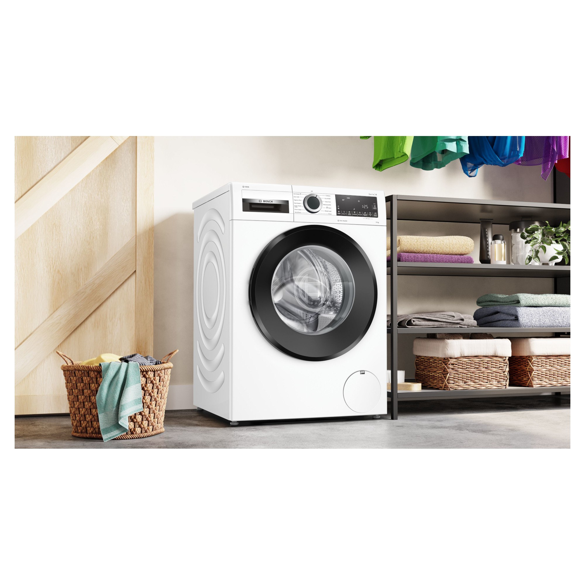 bosch seire 6 wgg244f9gb 9kg washing machine in white Bosch Seire 6 WGG244F9GB 9kg Washing Machine in White
