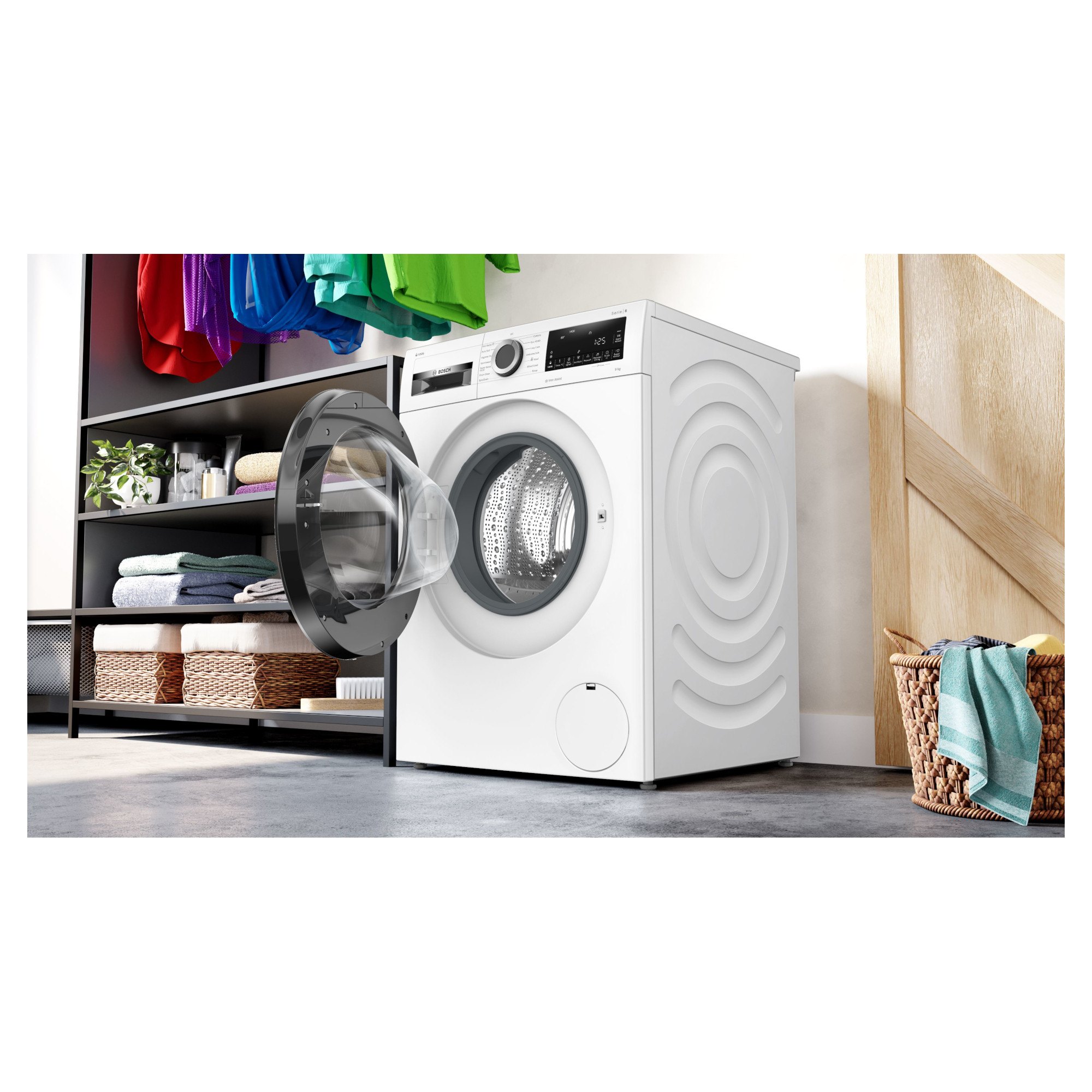 bosch seire 6 wgg244f9gb 9kg washing machine in white Bosch Seire 6 WGG244F9GB 9kg Washing Machine in White