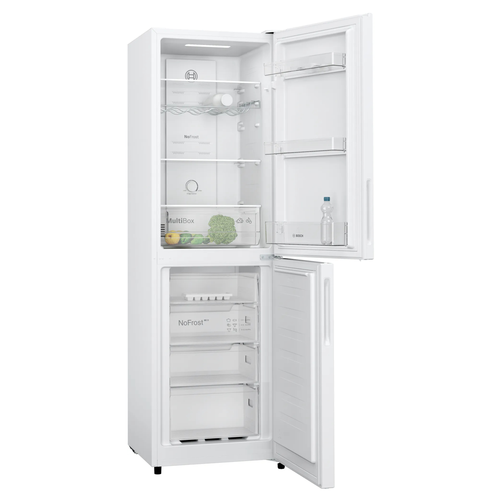 bosch serie 2 kgn27nweag 255l 50/50 frost free fridge freezer Bosch Serie 2 KGN27NWEAG 255L 50/50 Frost Free Fridge Freezer