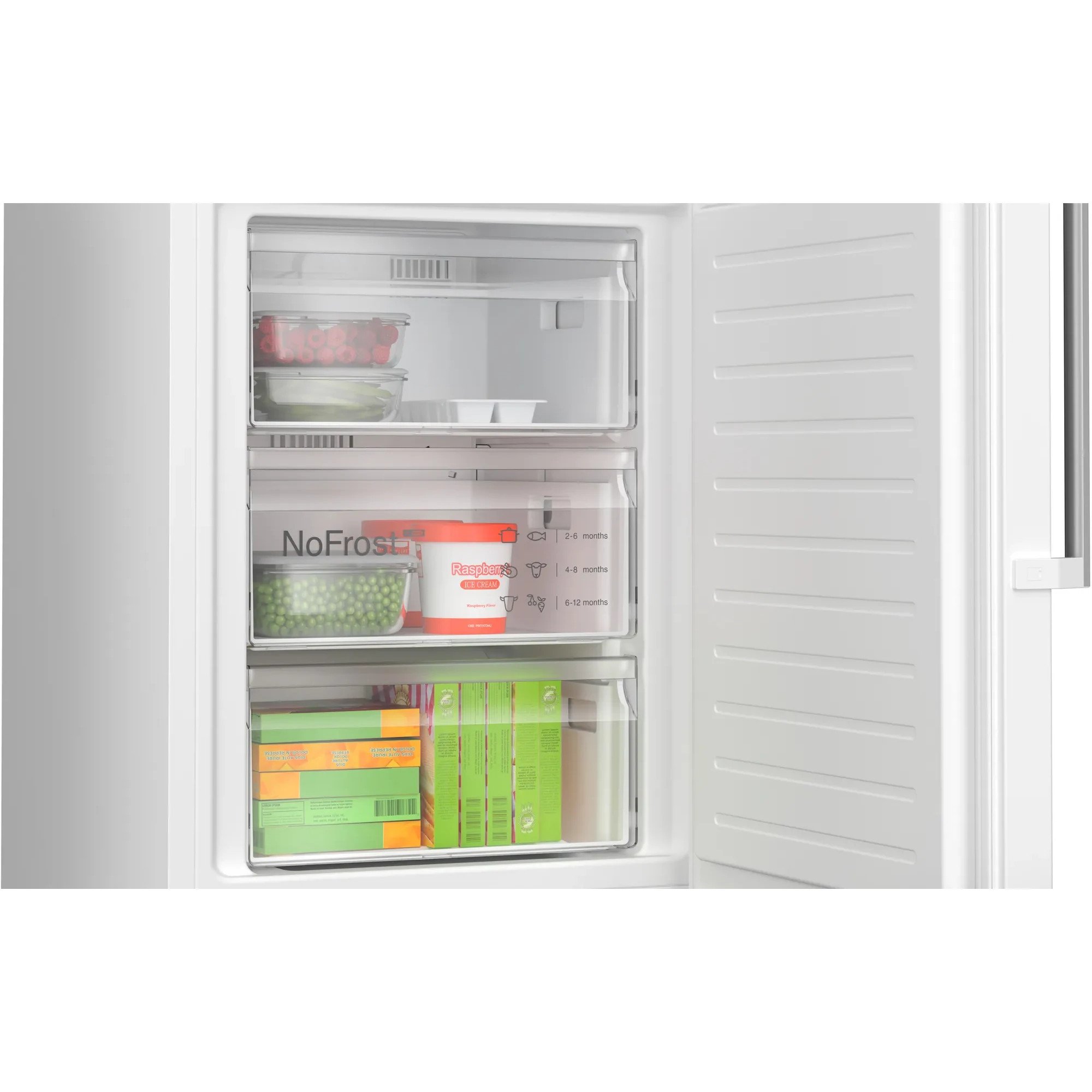 bosch serie 4 kgn39vwdtg nofrost fridge freezer white Bosch Serie 4 KGN39VWDTG NoFrost Fridge-Freezer - White
