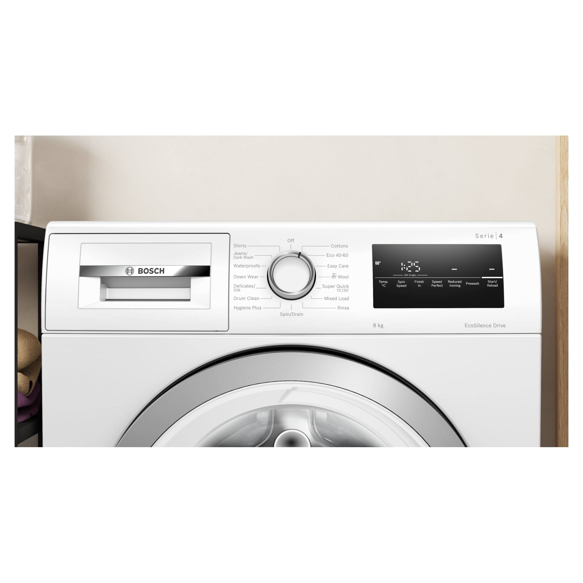 bosch serie 4 wan28250gb 8kg 1400rpm washing machine Bosch Serie 4 WAN28250GB 8kg 1400rpm Washing Machine