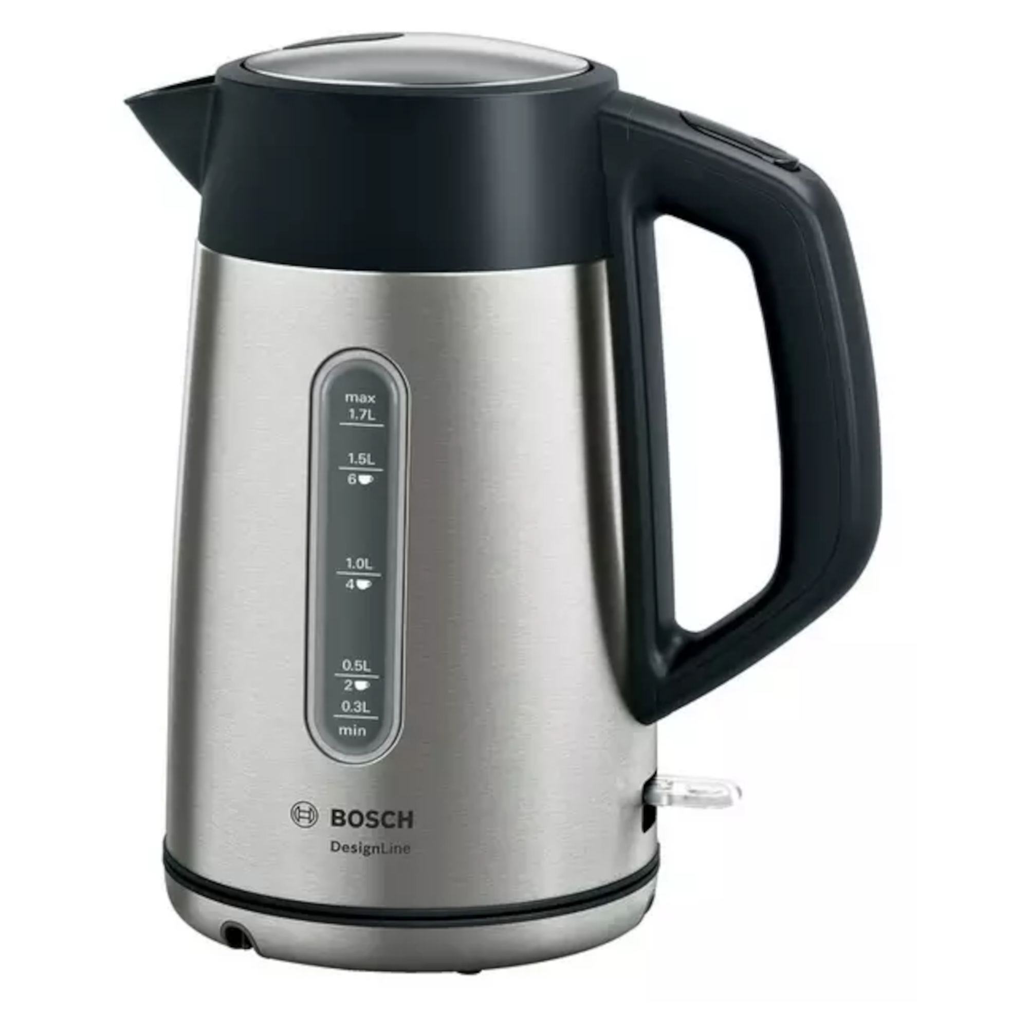 bosch twk4p440gb 3000w designline kettle stainless steel Bosch TWK4P440GB 3000W DesignLine Kettle - Stainless Steel