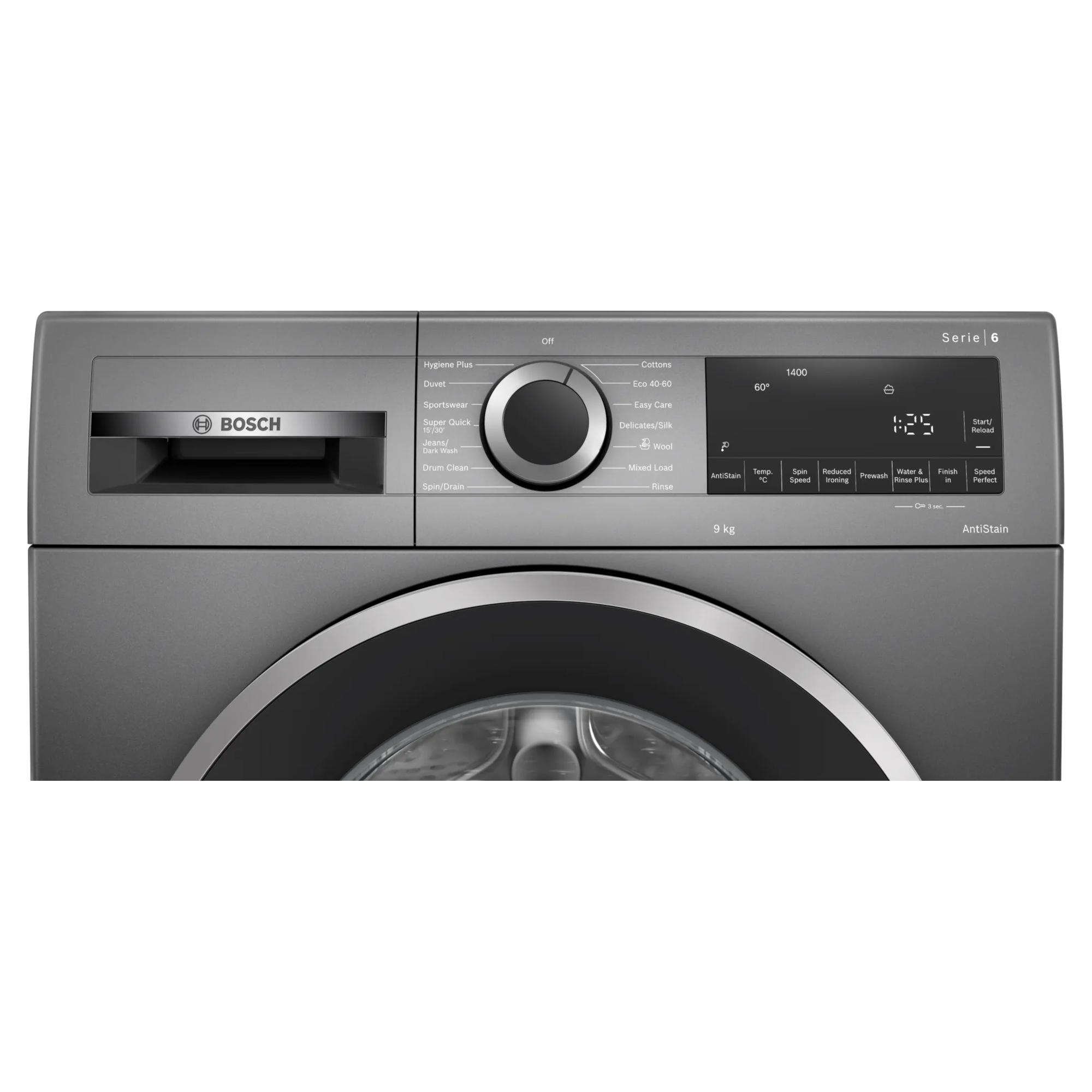 bosch wgg2449rgb 9kg 1400rpm washing machine graphite Bosch WGG2449RGB 9kg 1400rpm Washing Machine - Graphite