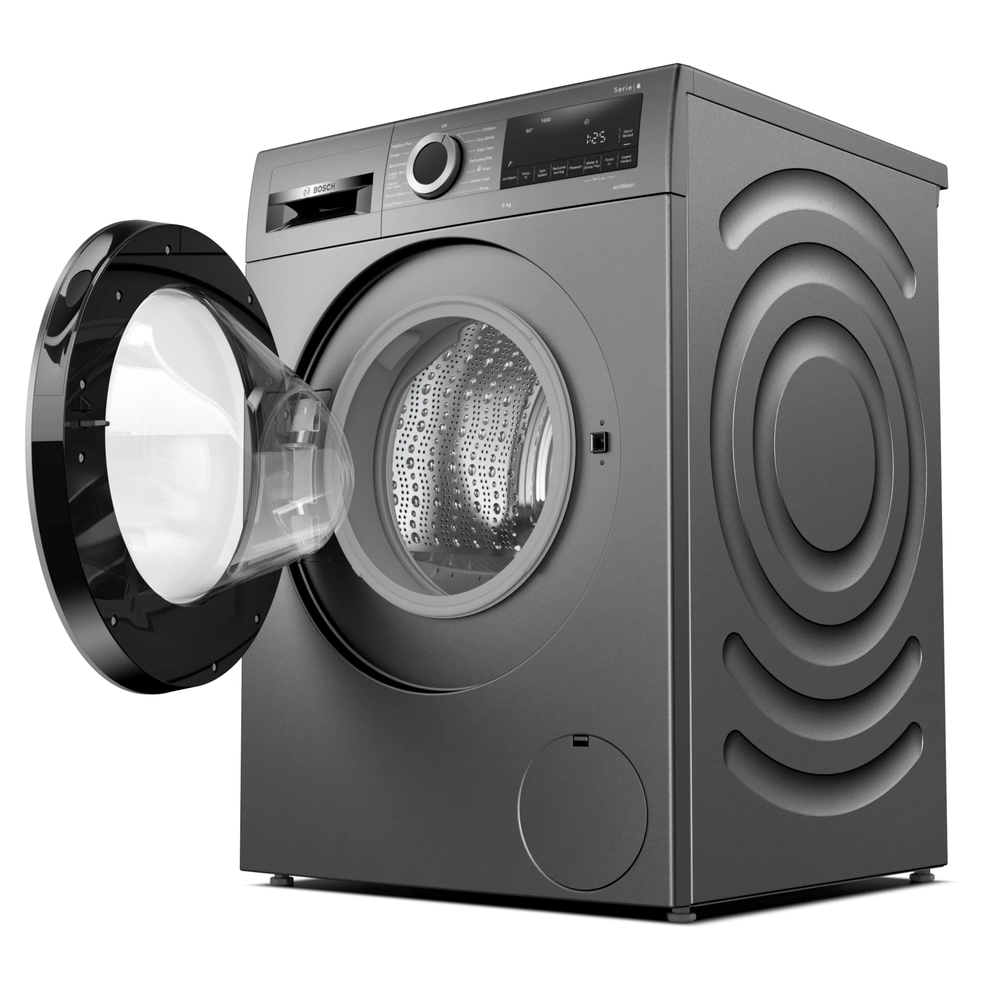 bosch wgg2449rgb 9kg 1400rpm washing machine graphite Bosch WGG2449RGB 9kg 1400rpm Washing Machine - Graphite