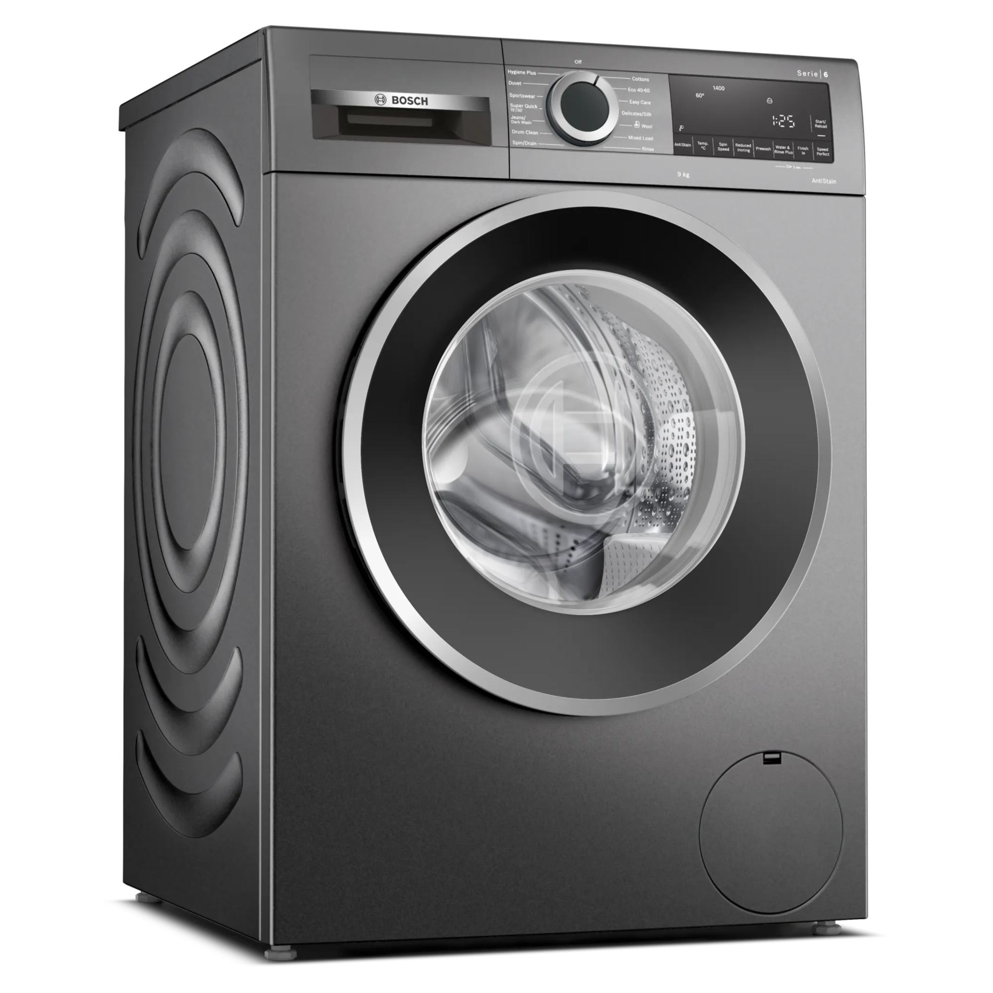 bosch wgg2449rgb 9kg 1400rpm washing machine graphite Bosch WGG2449RGB 9kg 1400rpm Washing Machine - Graphite