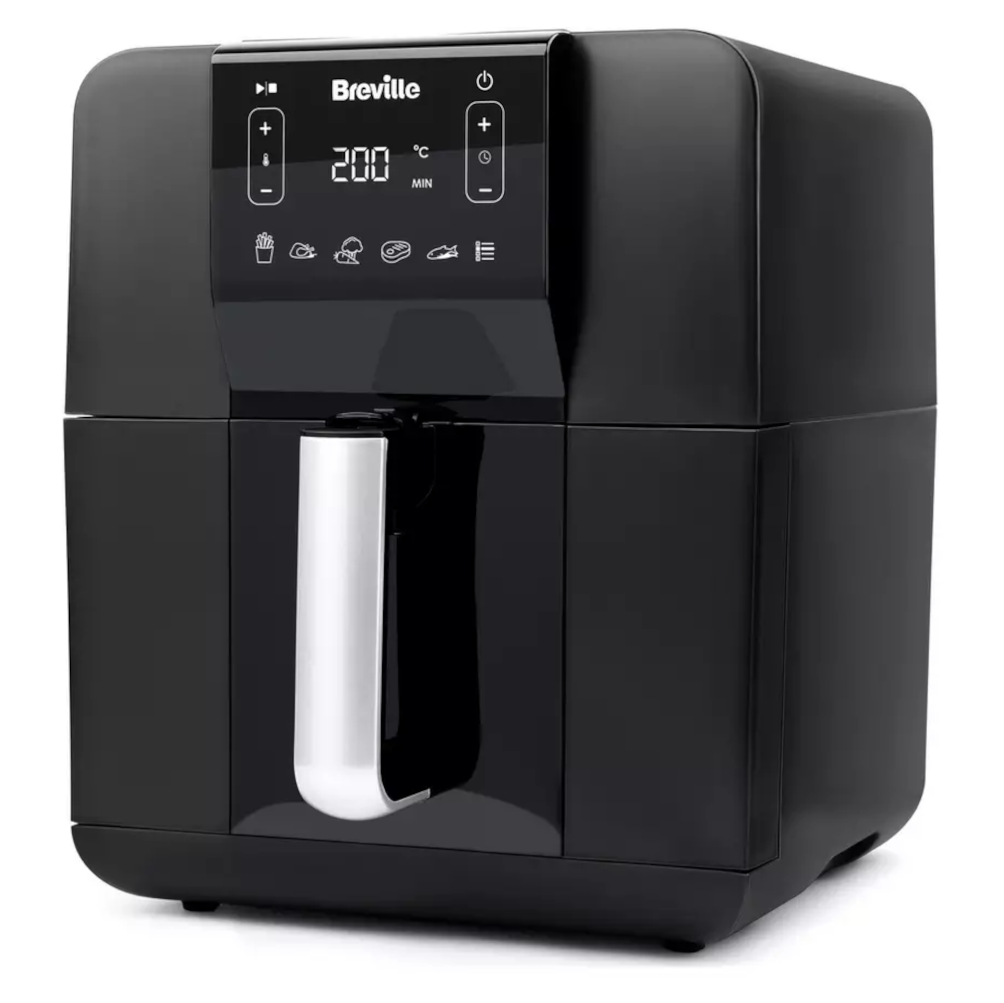 breville vdf126 5.5l digital air fryer black Breville VDF126 5.5L Digital Air Fryer - Black