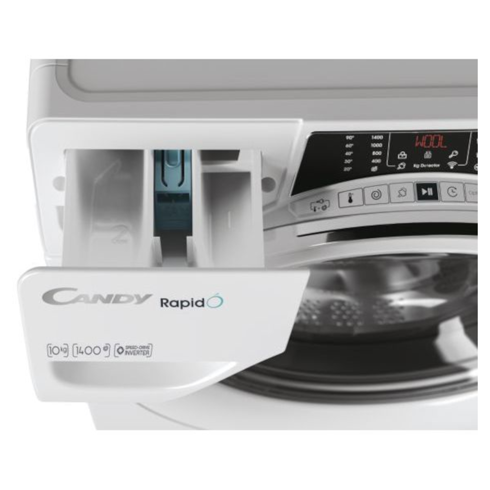 candy ro14104dwmce washing machines rapido white Candy RO14104DWMCE Washing Machines RapidO - White