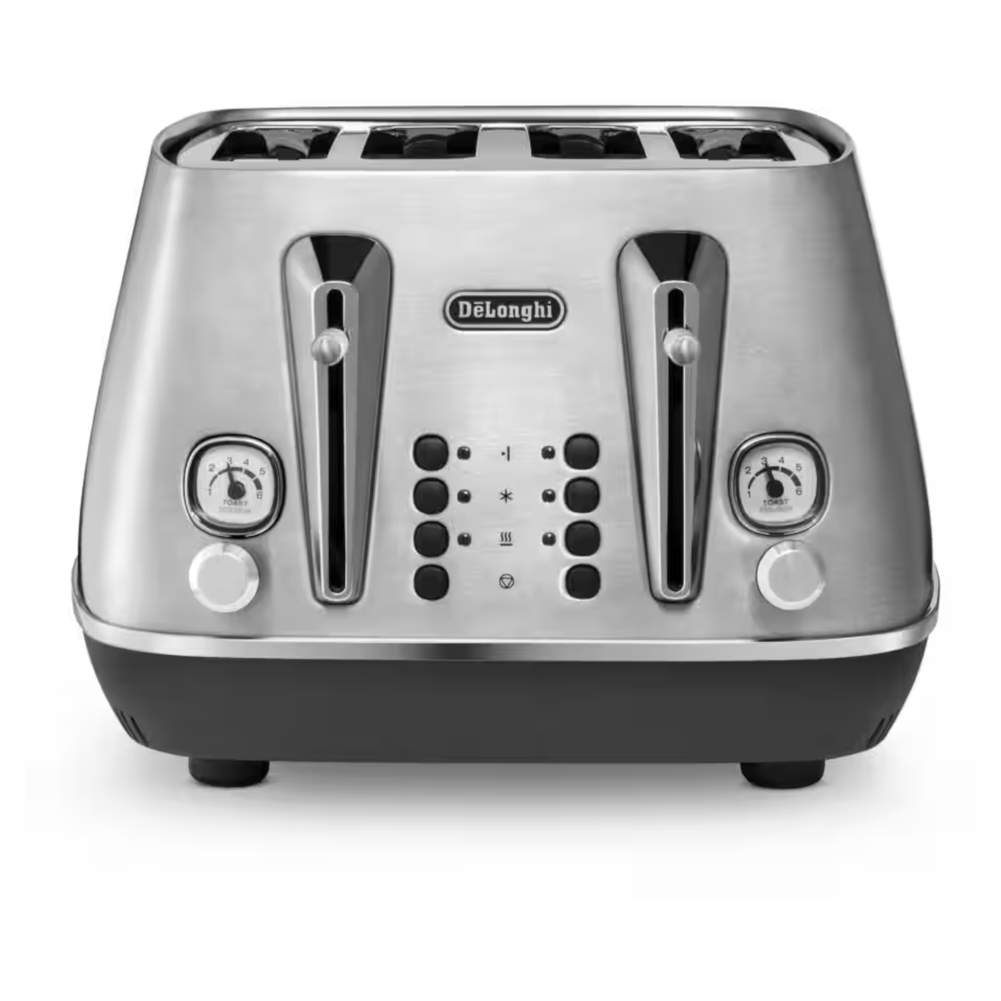 de'longhi cti4003.m distinta 4 slice toaster stainless steel De'Longhi CTI4003.M Distinta 4 Slice Toaster - Stainless Steel