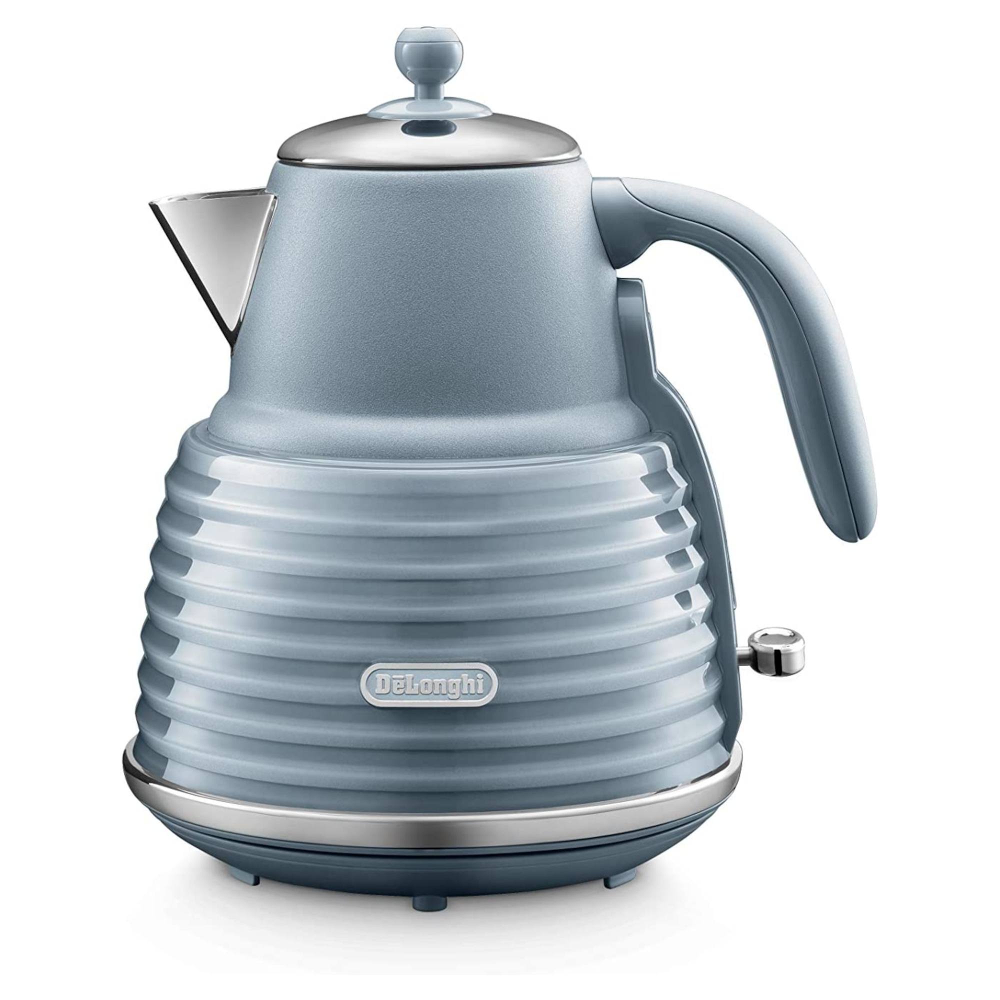 de'longhi kbzs3001.az scolpito 1.5l 3000w kettle blue De'Longhi KBZS3001.AZ Scolpito 1.5L 3000W Kettle - Blue