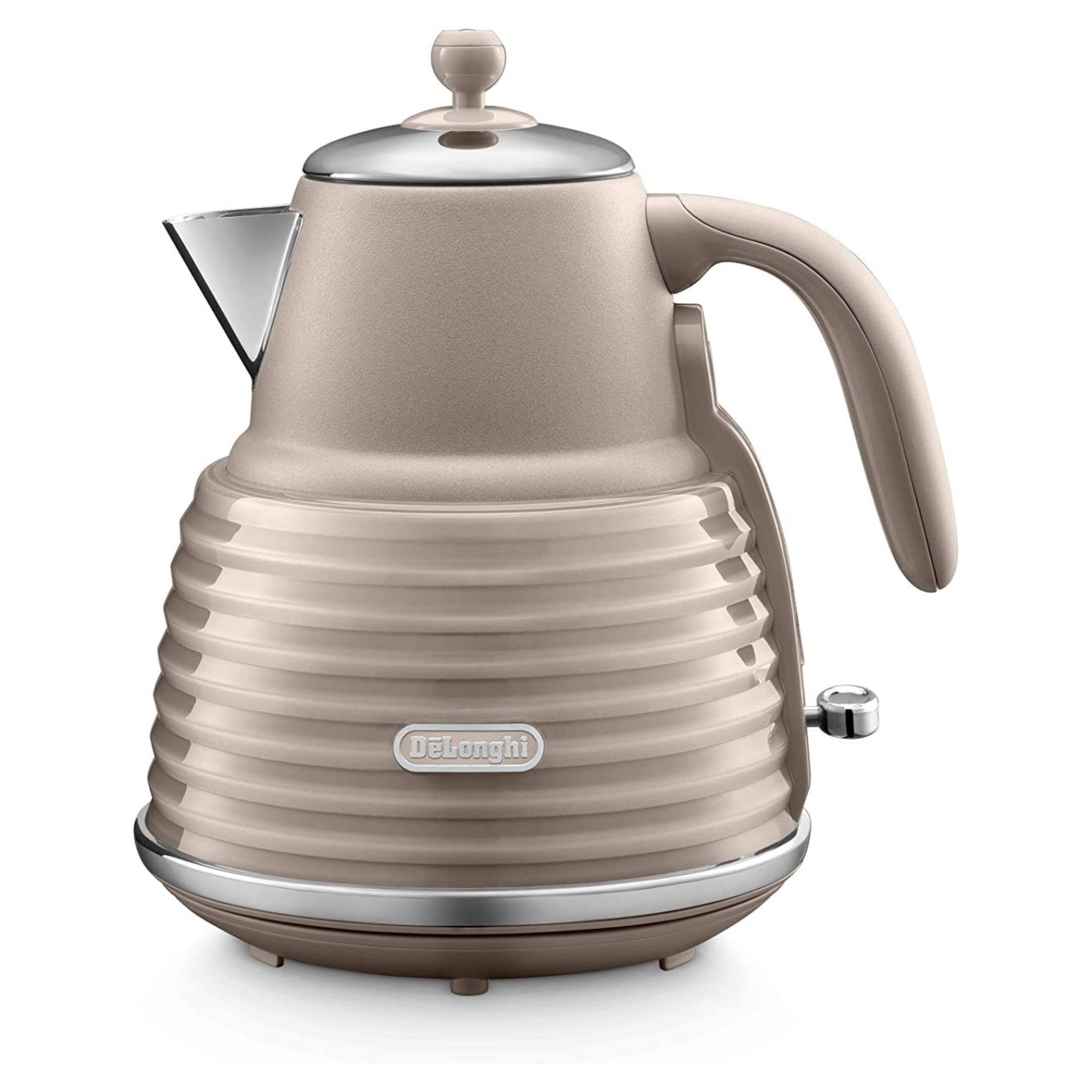 de'longhi kbzs3001.bg scolpito 1.5l 3000w kettle beige De'Longhi KBZS3001.BG Scolpito 1.5L 3000W Kettle - Beige