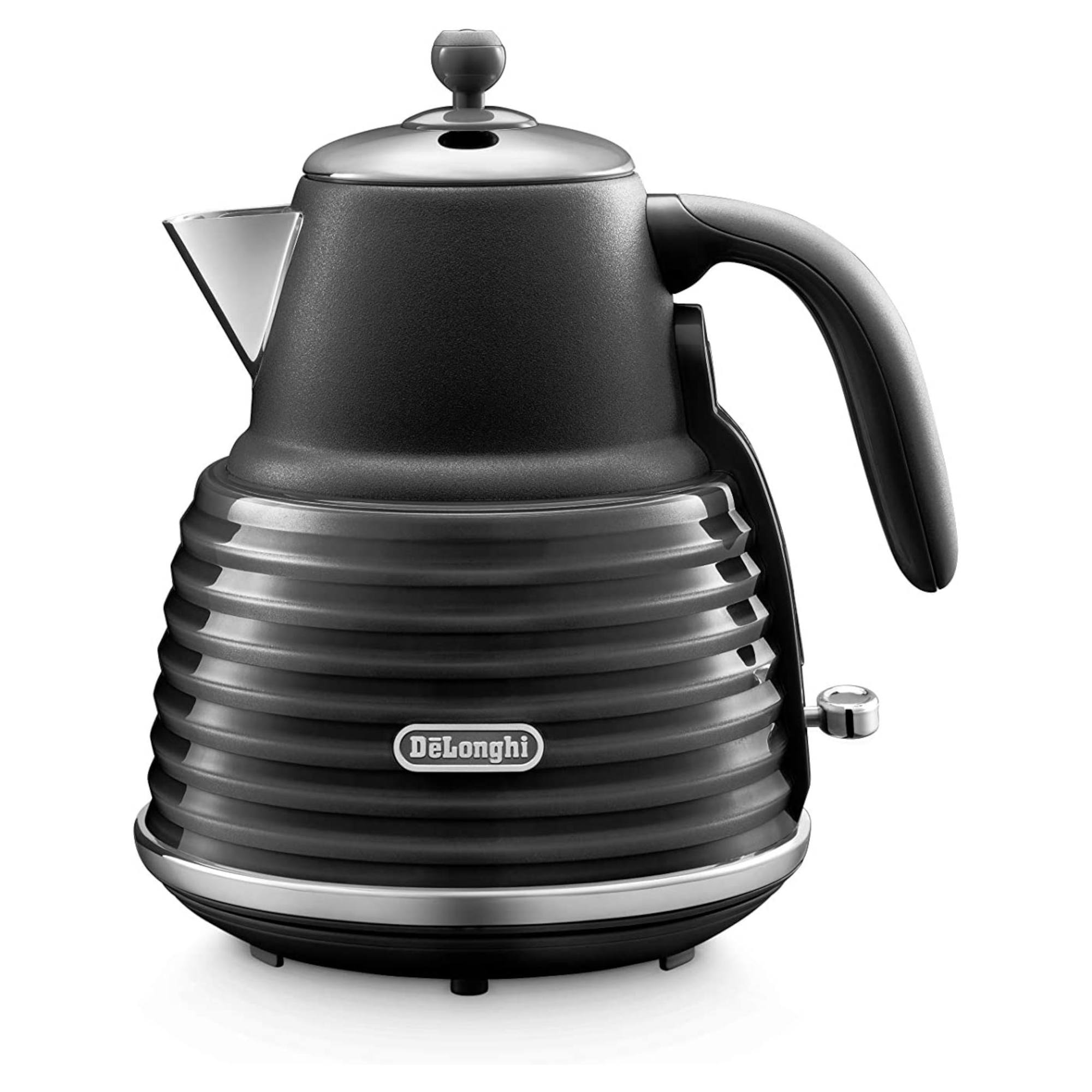 de'longhi kbzs3001.bk scolpito 1.5l 3000w kettle black De'Longhi KBZS3001.BK Scolpito 1.5L 3000W Kettle - Black