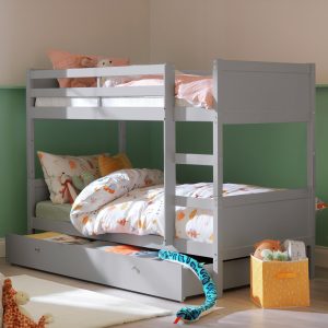 Habitat Detachable Bunk Bed Frame with Drawer - Grey