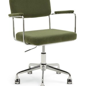 Habitat Ezra Fabric Office Chair - Olive