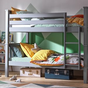 Habitat Heavy Duty Detachable Bunk and 2 Mattresses - Grey