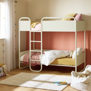 Habitat Kids Rory Single Metal Bunk Bed - Pale Grey