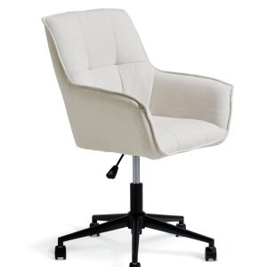Habitat Rama Fabric Office Chair - White