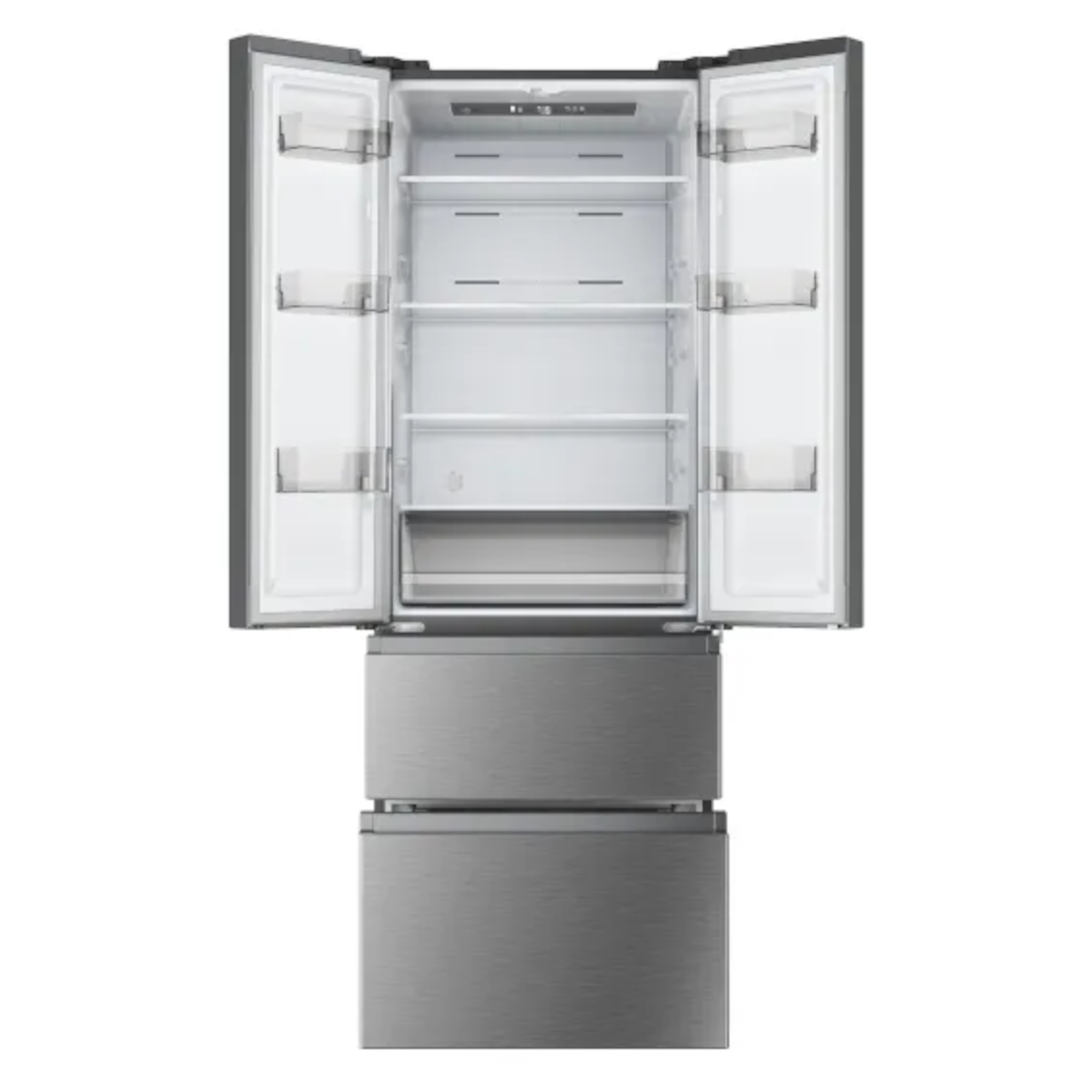 hisense rf632n4bcf 500l frost free freestanding fridge freezer stainless Hisense RF632N4BCF 500L Frost Free Freestanding Fridge Freezer - Stainless