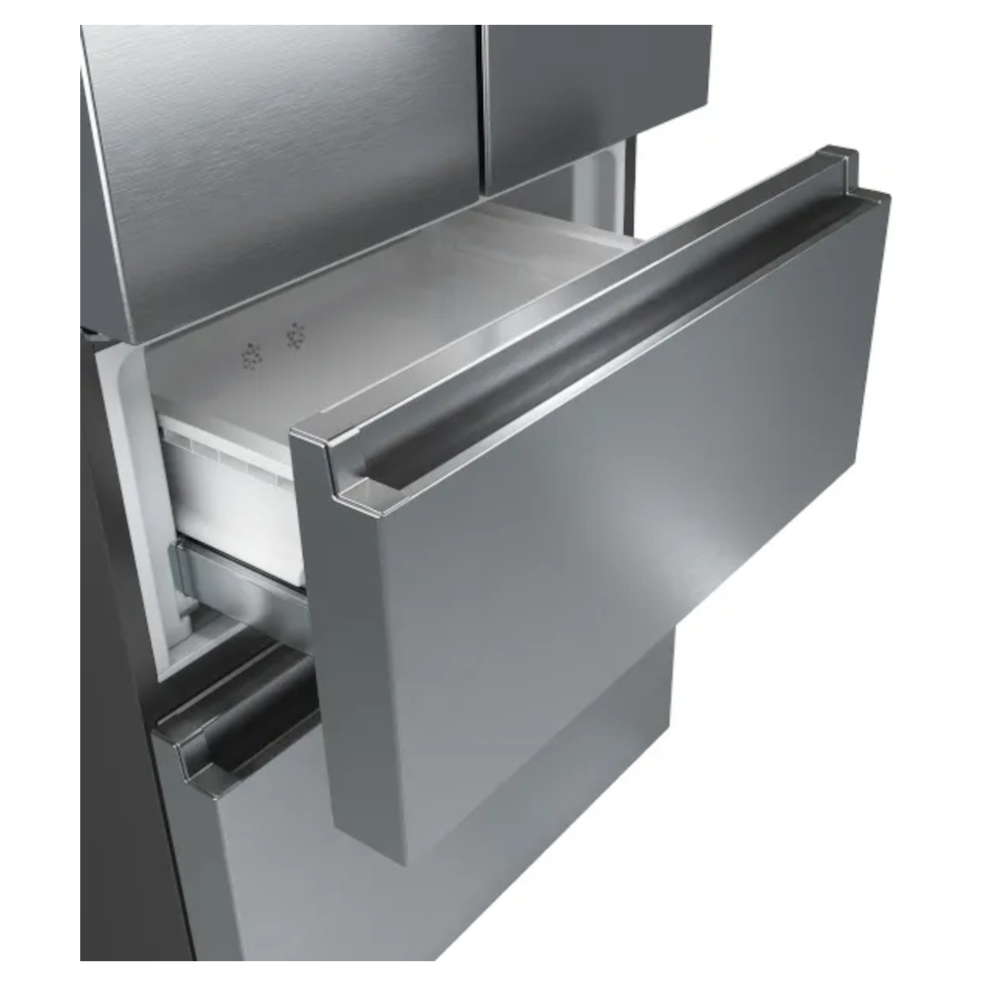 hisense rf632n4bcf 500l frost free freestanding fridge freezer stainless Hisense RF632N4BCF 500L Frost Free Freestanding Fridge Freezer - Stainless