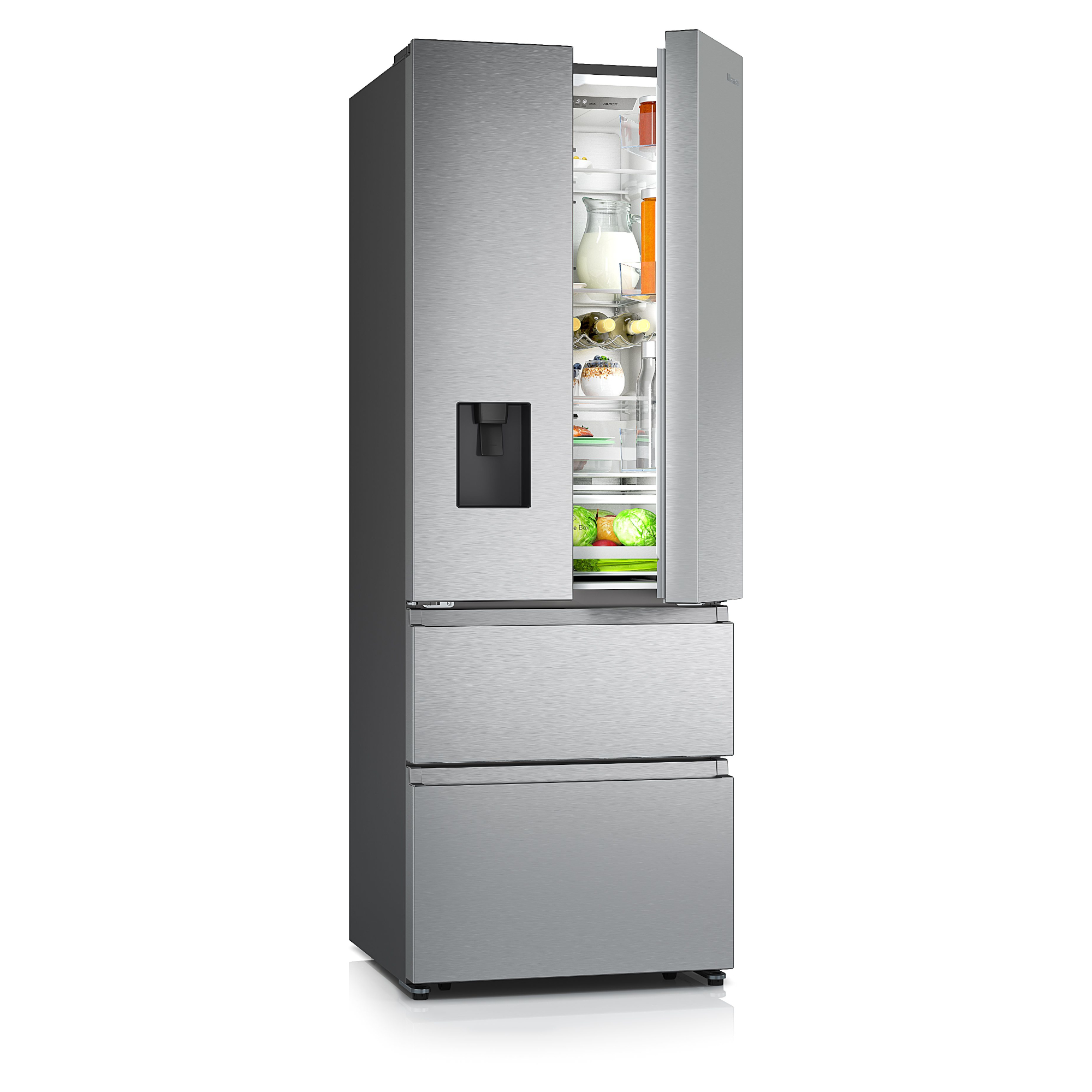 hisense rf632n4wie 485l frost free fridge freezer Hisense RF632N4WIE 485L Frost Free Fridge Freezer