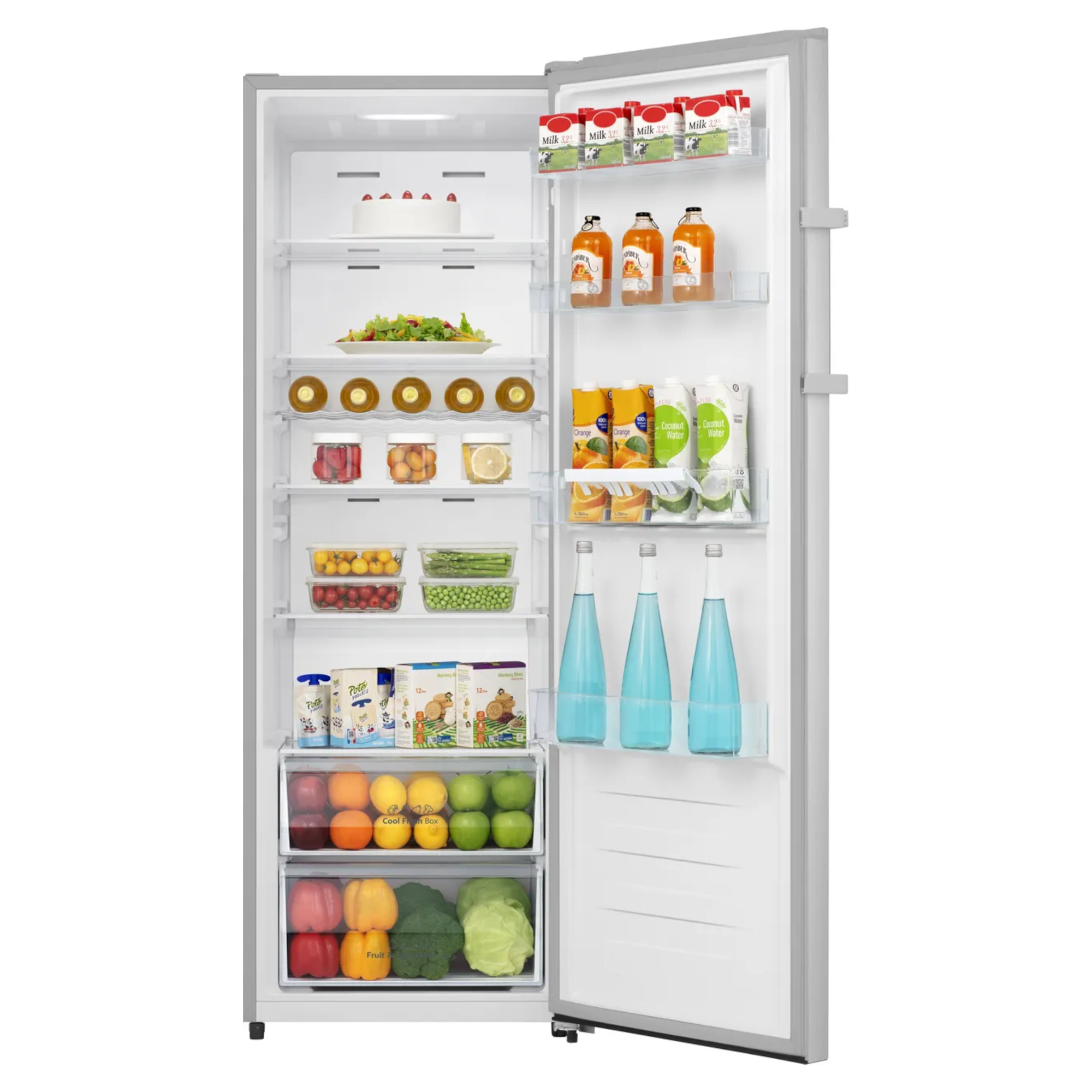 hisense rl415n4ace freestanding 322l fridge grey Hisense RL415N4ACE Freestanding 322L Fridge - Grey