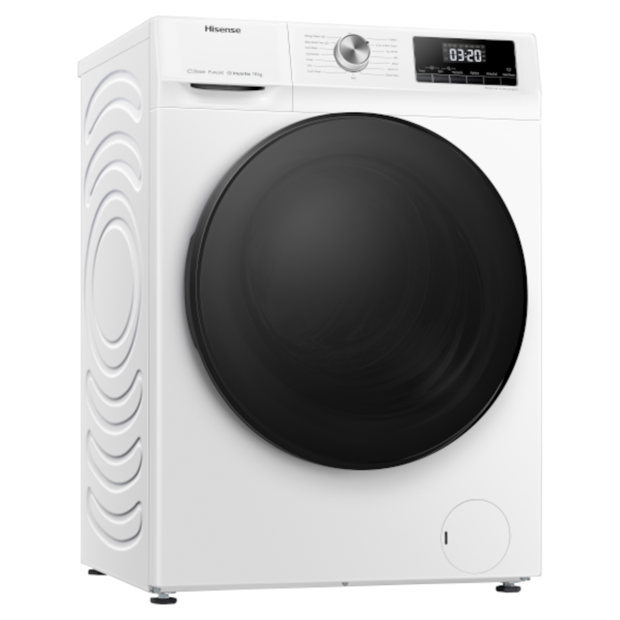 hisense wfqa9014evjm 9kg 1400rpm washing machine white Hisense WFQA9014EVJM 9kg 1400rpm Washing Machine - White