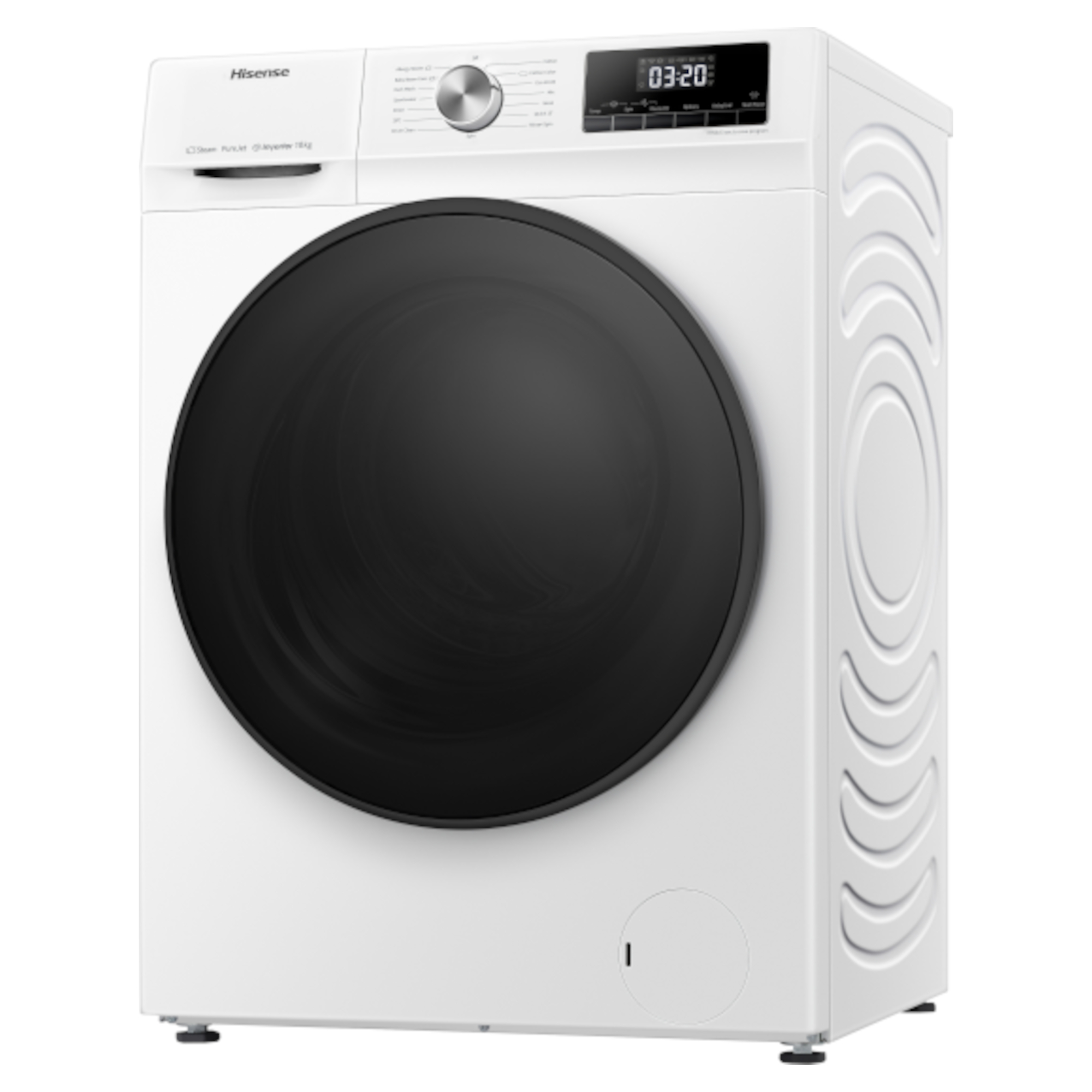 hisense wfqa9014evjm 9kg 1400rpm washing machine white Hisense WFQA9014EVJM 9kg 1400rpm Washing Machine - White