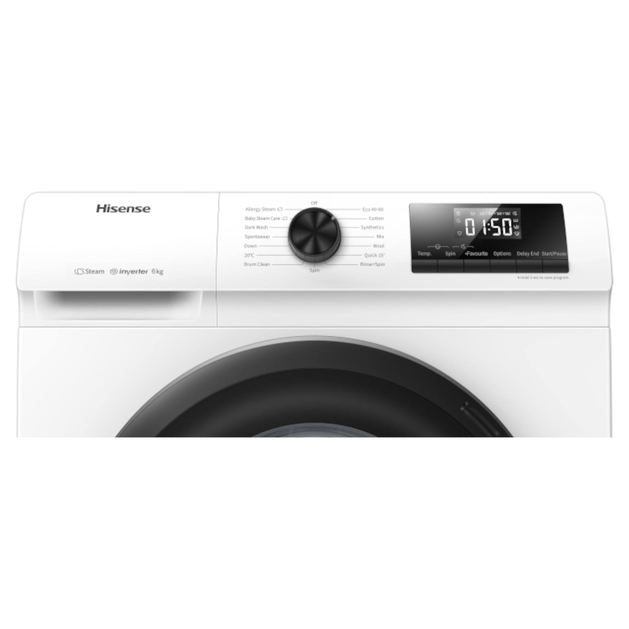 hisense wfqp7012evm 7kg load 1200rpm steam washing machine Hisense WFQP7012EVM 7kg Load 1200rpm Steam Washing Machine