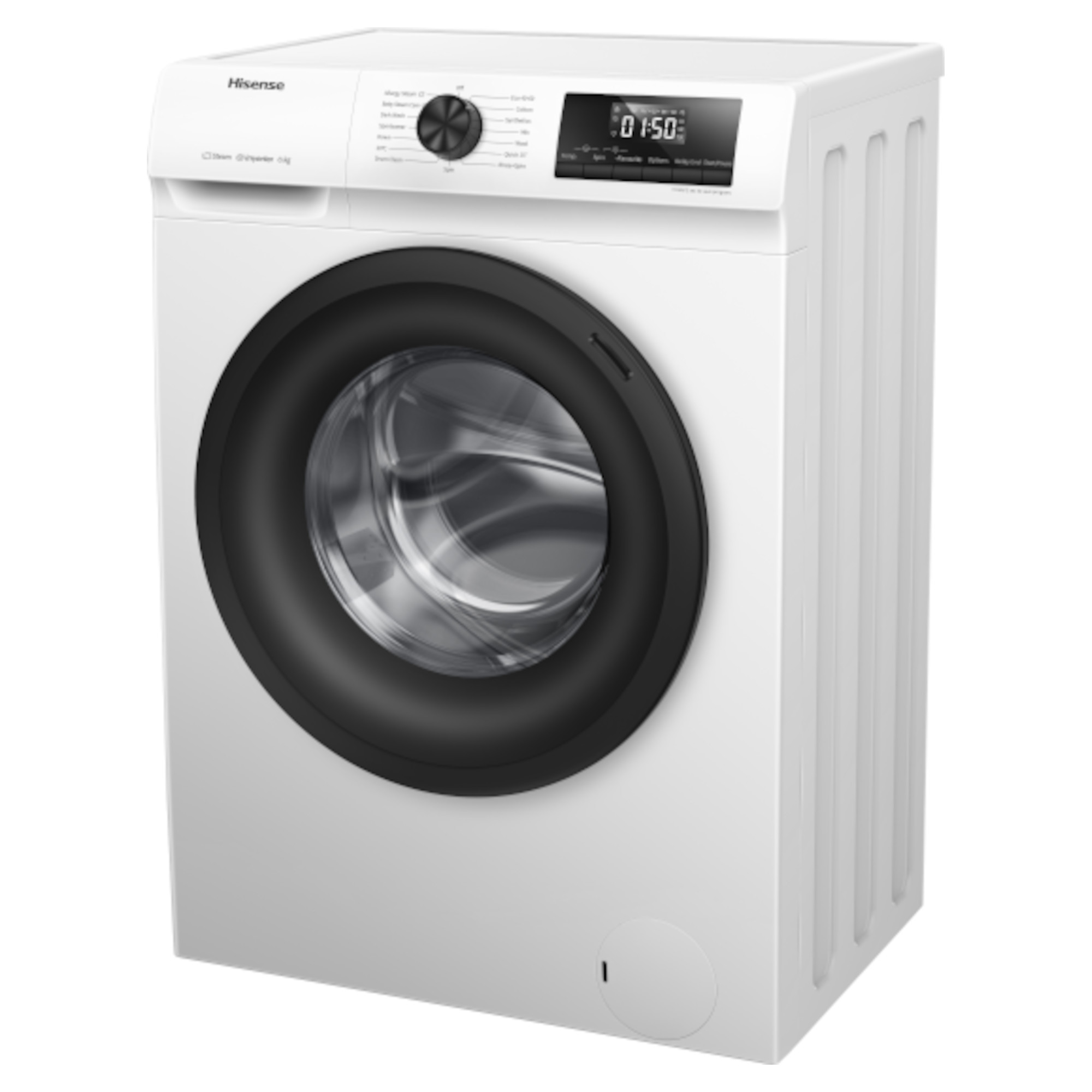 hisense wfqp7012evm 7kg load 1200rpm steam washing machine Hisense WFQP7012EVM 7kg Load 1200rpm Steam Washing Machine