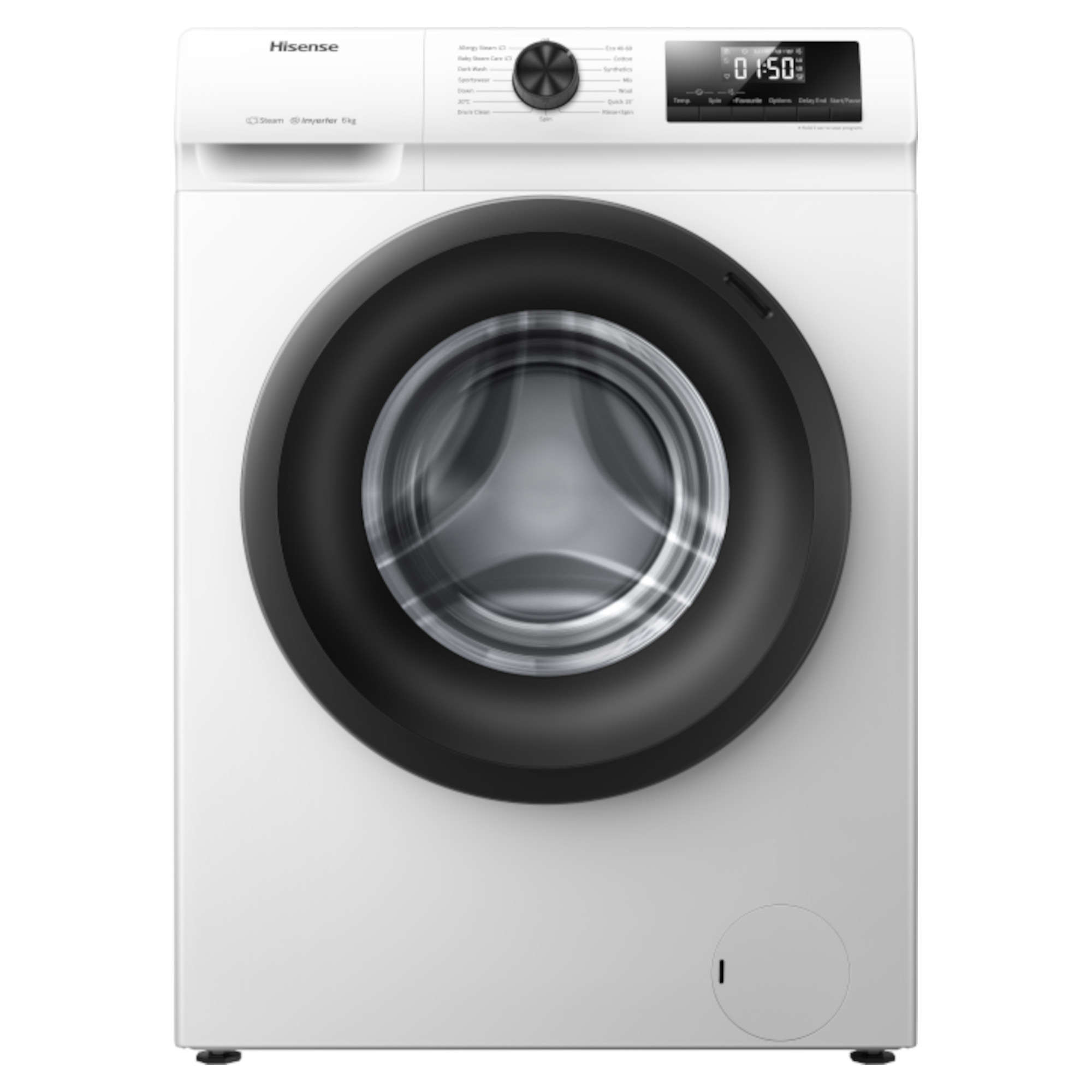 hisense wfqp7012evm 7kg load 1200rpm steam washing machine Hisense WFQP7012EVM 7kg Load 1200rpm Steam Washing Machine