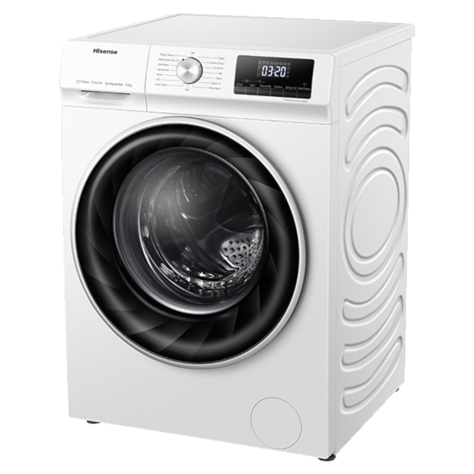 hisense wfqp9014evm 9kg load 1400rpm spin washing machine Hisense WFQP9014EVM 9kg Load 1400rpm Spin Washing Machine
