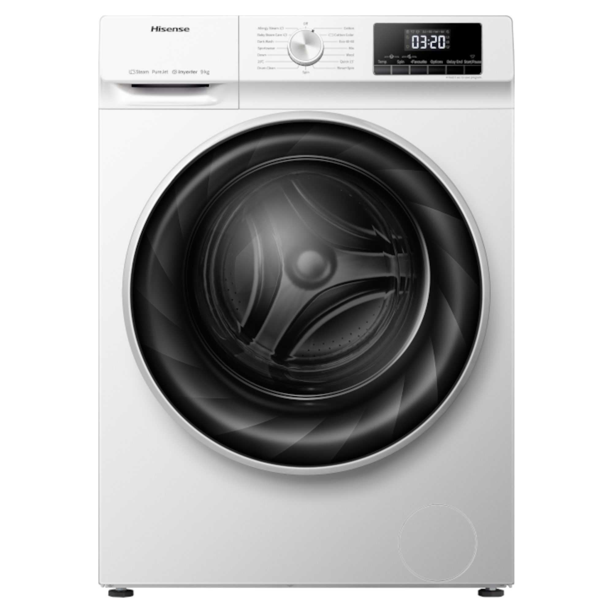 hisense wfqp9014evm 9kg load 1400rpm spin washing machine Hisense WFQP9014EVM 9kg Load 1400rpm Spin Washing Machine