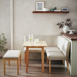 Home Conny Natural Dining Table, Bench & 2 Chair