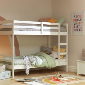 Home Josie Single Bunk Bed Frame - White