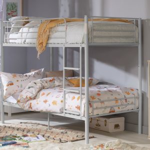 Home Mason Metal Bunk Bed - Silver