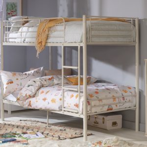 Home Mason Metal Bunk Bed - White
