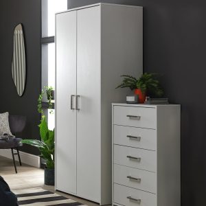 Home Oslo 2 Door Wardrobe - White