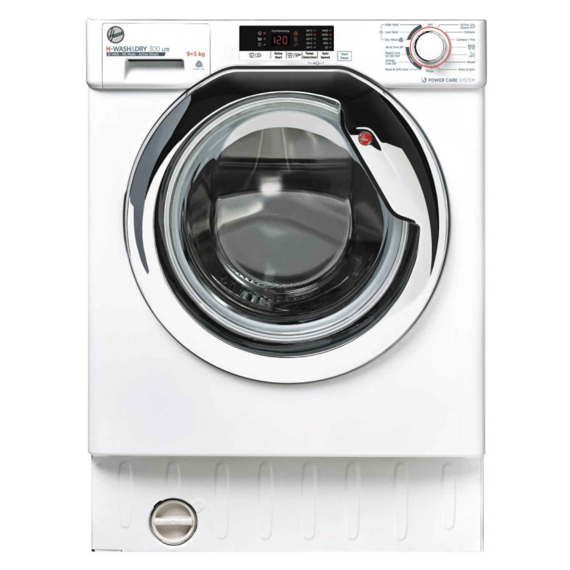 hoover h wash 300 lite hbds495d2ace 9kg/5kg built in washer dryer Hoover H-WASH 300 LITE HBDS495D2ACE 9kg/5kg Built-In Washer Dryer