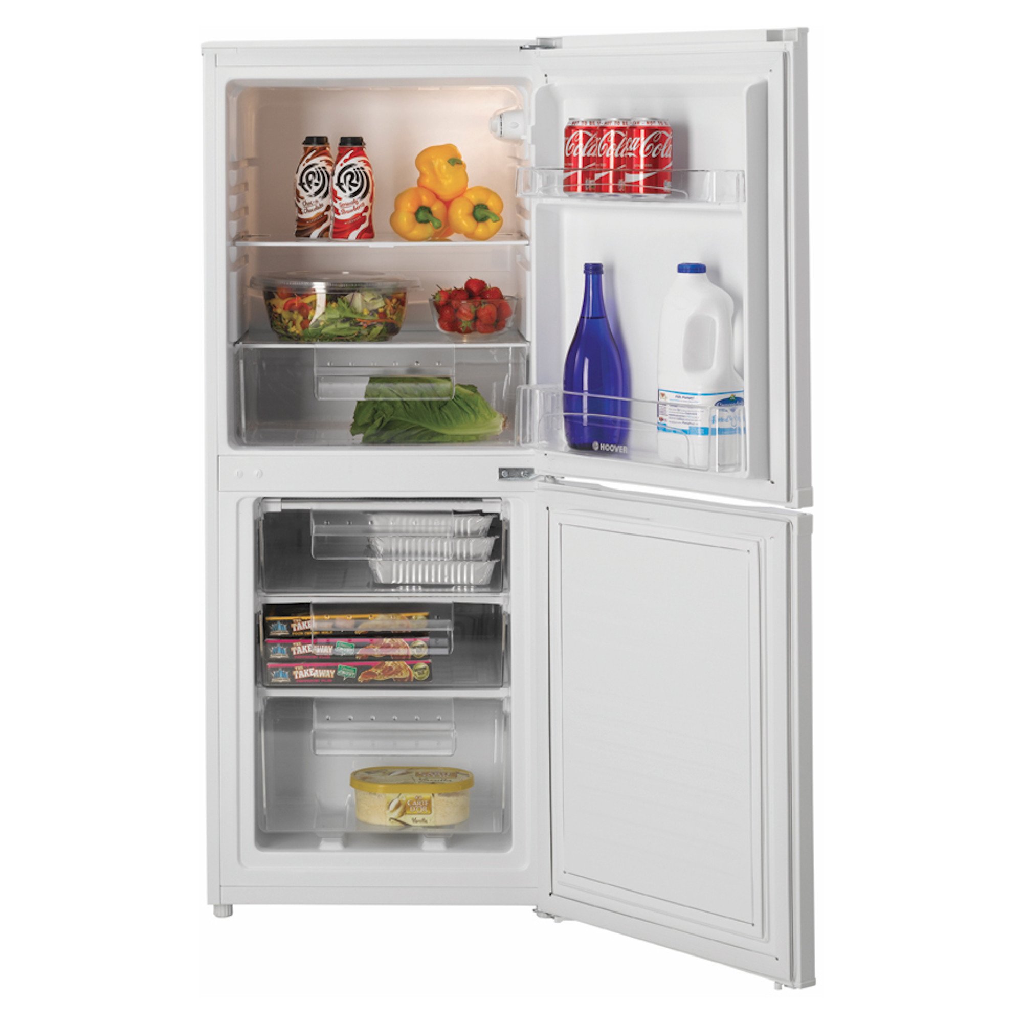 hoover hsc536w 80n freestanding fridge freezer Hoover HSC536W-80N Freestanding Fridge Freezer